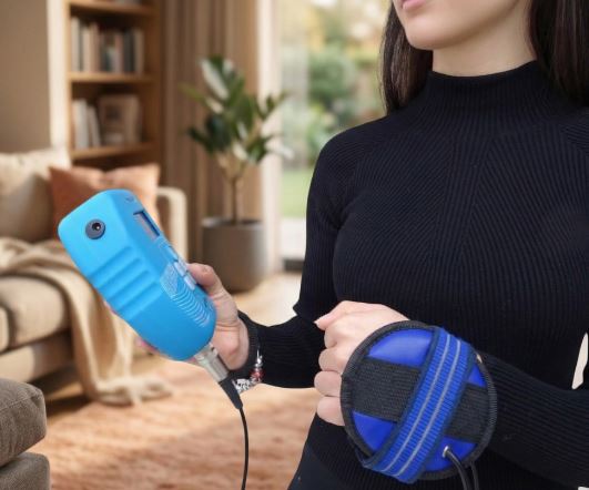 magnetoterapia alla mano e polso posizionamento